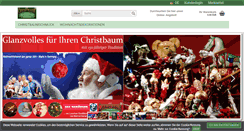 Desktop Screenshot of glas-christbaumschmuck.com